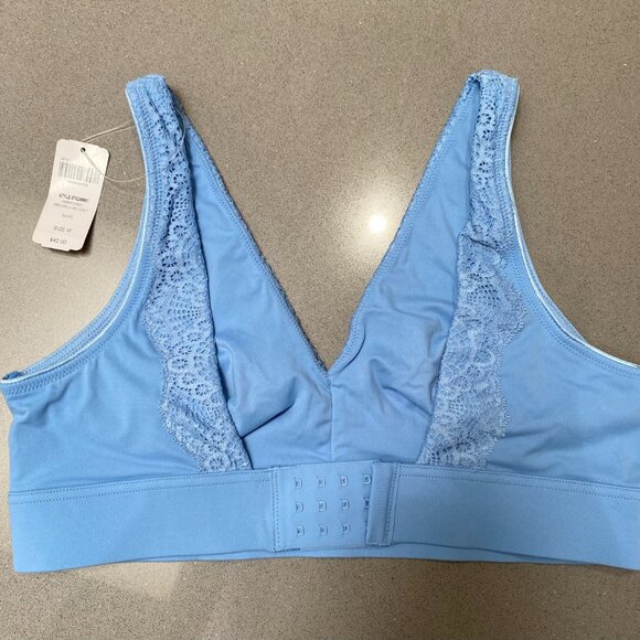 Women's Soma Embraceable Blue Lace Bralette - Picture 2 of 6